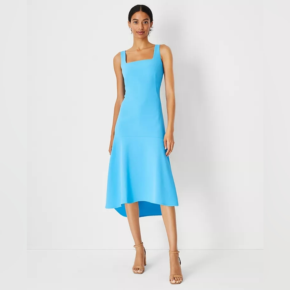 Ann Taylor - Square Neck High Low Dress
